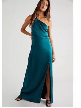 Free People Victoria Maxi satin dress